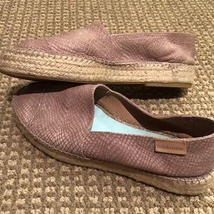 Dusty rose espadrilles